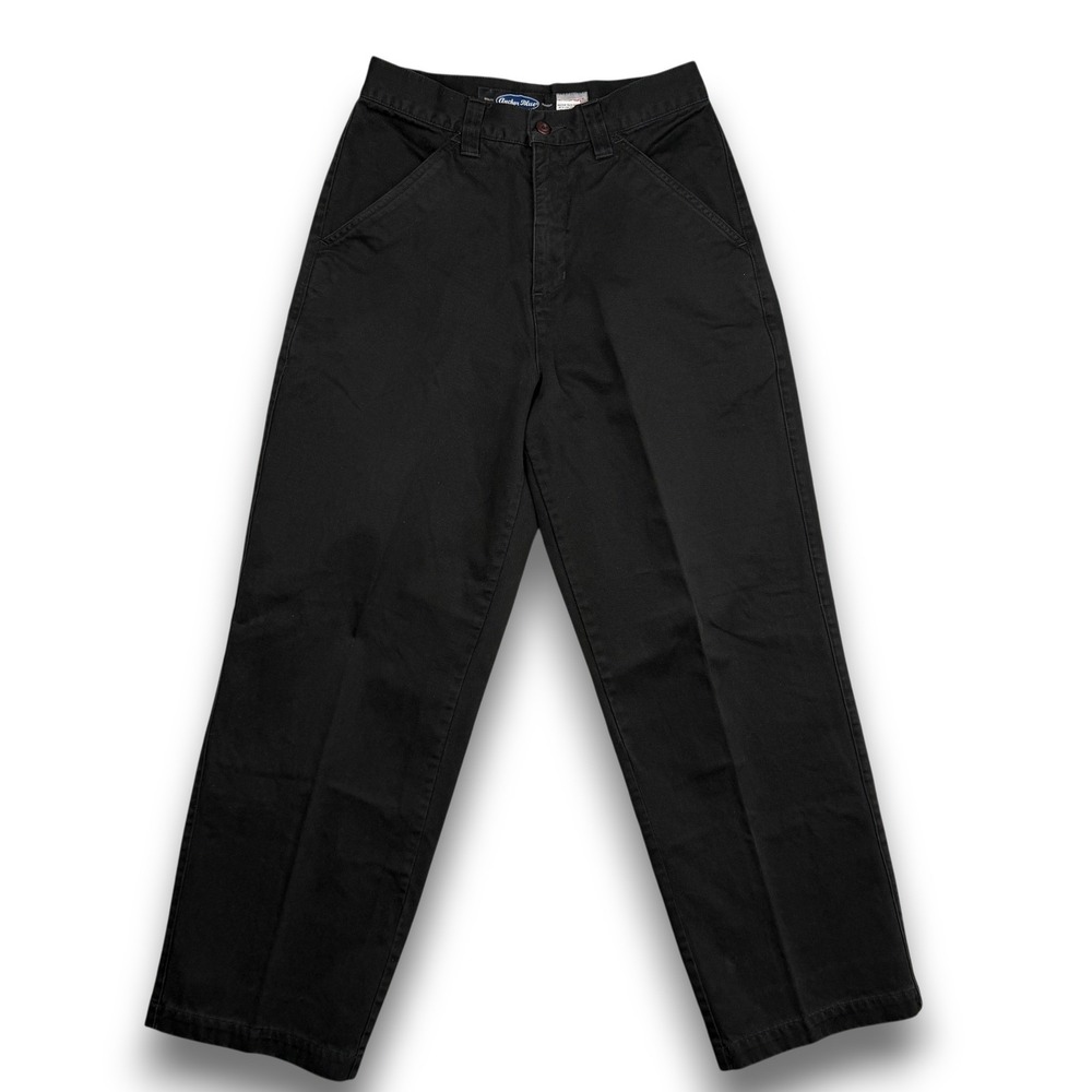 Anchor Blue Beyond Baggy Pants Mens‎ 29 Black Chino Skate Y2K Workwear 90s VTG